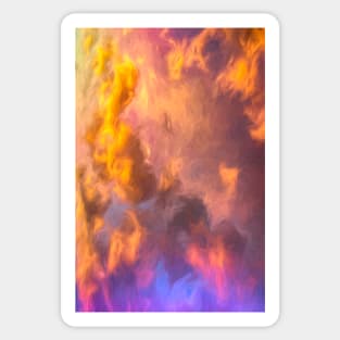 Sun Fire Sky Sticker